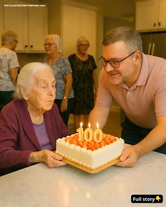 The house was alive with celebration. Streamers marked “100” dangled from every corner, and the counters overflowed with cupcakes, cheese trays, and enough punch to hydrate a small town. Everyone wanted a photo with Grandma Elsie—after all, turning a century old is no small feat. She sat quietly in her wheelchair, wrapped in her favorite purple fleece blanket. She looked so delicate, like time might blow her away—but those eyes? Still sharp, still aware. She didn’t say much all afternoon. Just s