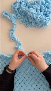 👆Puffy Battaniye Yapımı Kanalımda 💙 Loop Yarn Blanket #crochet #örgü