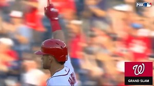 15K views · 283 reactions |  GRAND SLAM ALERT  The Baby Shark taking a BITE out of the Indians! Washington Nationals lead 9-0! | MLB on FOX | Facebook