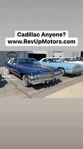 A few Cadillacs available from Rev Up Motors #revupmotors #cadillac #cadillaclife #cadillaceldorado #cadillacdeville #cadillaccoupedeville #eldorado #coupedeville #deville #70scars #classiccars #classiccar #lowmiles #survivorcar #MecumAuctions #mecum #barrettjackson | Rev Up Motors