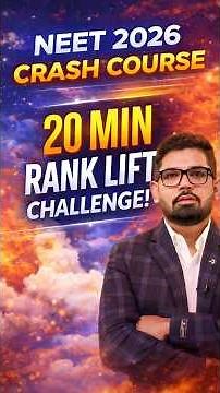 NEET 2026 Paper Solving Strategy | Crash Course #neet