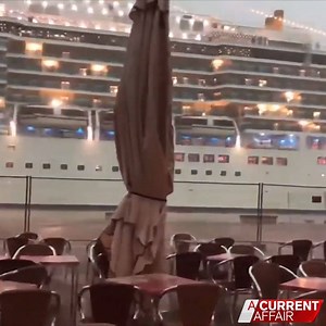 A wild hail storm nearly caused a cruise ship to crash in Venice... #9ACA | A Current Affair