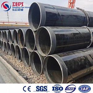 [Hot Item] Dhpi Spiral/Straight Seam Welded 3PE/3PP Anti-Corrosion Steel Pipe/Epoxy Coated Steel Pipe API Certified Strong and Durable; Wt 25.4mm