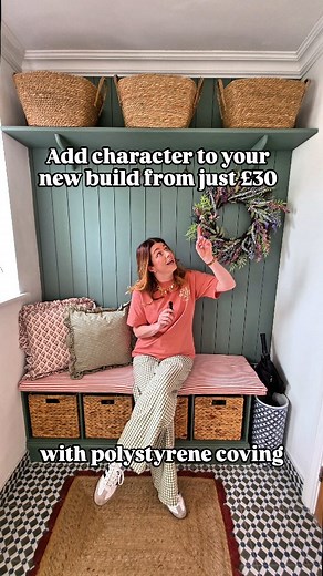 Coving new builds = 🫶 🧰 What You’ll Need: Coving Coving adhesive and filler Mitre box and fine-tooth saw or mitre saw Tape measure and pencil Spirit level or laser level Caulking gun Sandpaper 🪜 Step-by-Step Instructions: 1. Measure and Plan Measure the perimeter of the room to estimate how much coving you’ll need (add a bit extra to account for mistakes!) Plan your cuts and joints, especially for corners. 2. Prepare the Area Move furniture out of the way Mark a guideline on the wall and ceil