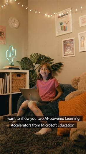 Our friend Arya will walk you through two Microsoft Education AI-powered Learning Accelerators that help support comprehension, fluency, and more in the classroom. | Microsoft Education