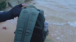 Fishing Backpack Tackle Bag, Fishing Tackle Backpack with Rod Holder