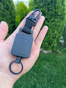 Heavy Duty Retractable ID Badge Reel | Steel Cable Keychain for Work, Security & Staff - Etsy UK