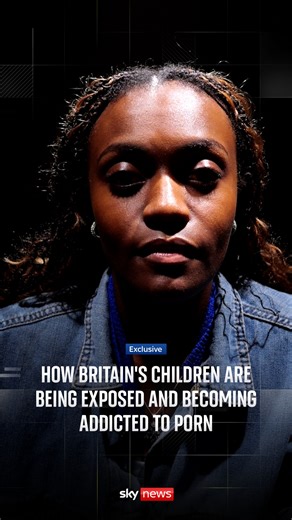 Children as young as five are being exposed to online pornography, with some reporting addiction, Sky News has learned. Sky News has spoken to one woman who says early exposure to pornographic material led to addiction, depression and amounted to her having her childhood "taken away". #SkyNews | Sky News