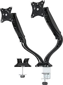 Dual LCD Monitor 2 Screen Desk Mount Stand
