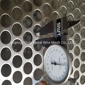 [Hot Item] Stainless Steel 304 316L Round Hole Perforated Metal Fabrication Plates