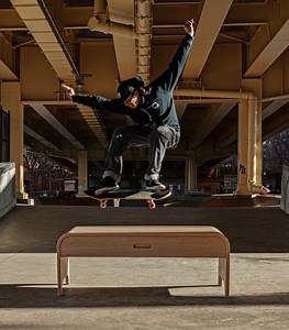 Steezy Coffee Table With Recycled Skateboard Inlay - Etsy
