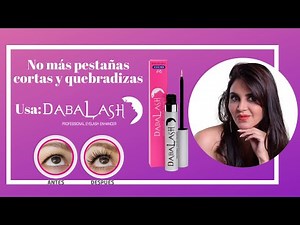 No más pestañas cortas y quebradizas usa Dabalash, tratamiento para el crecimiento de pestañas