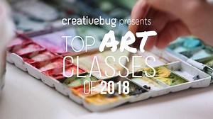Before January ends, and it no longer feels like a New Year, we want to give a shoutout to our most watched art classes of 2018 🎊🎉 #art #inspiration #creative #betterlatethannever #bestyearever #newyear #resolutions Link: http://bit.ly/Top10Artof2018 | Creativebug