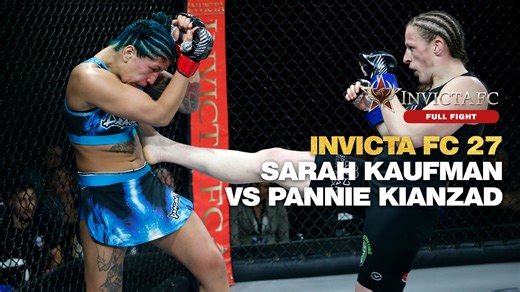 FULL FIGHT | Sarah Kaufman’s return to the Invicta cage was a successful one as the former Strikeforce bantamweight champion and UFC veteran bested Pannie Kianzad by decision. Invicta FC 27: Sarah Kaufman vs Pannie Kianzad. January 13, 2018. Kansas City, KS. Subscribe to get all the latest Invicta FC content: https://www.youtube.com/channel/UCYsccWrD_6uRxWq3_L8ZWRA Connect with Invicta FC online and on Social: WEBSITE: https://invictafc.com/ FACEBOOK: https://www.facebook.com/InvictaFights TWITT
