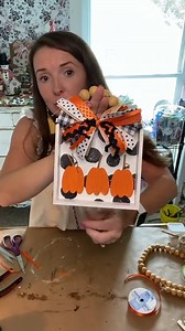2.4K views · 119 reactions | Adorable Polka Dot Halloween Pumpkin Sign | The Celebration Co. | Facebook
