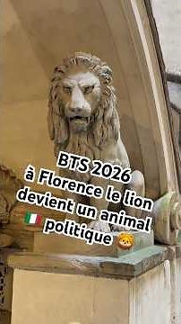BTS 2026: In Florence, the lion becomes a political animal