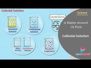 Matter Around Us Pure Class 9 Science - Colloidal Solution
