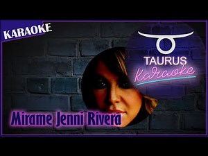 🎶🎶🎤KARAOKE MIRAME JENNI RIVERA🎤🎶🎶