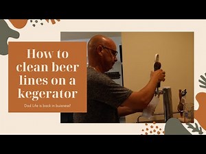 How to clean beer lines on a kegerator