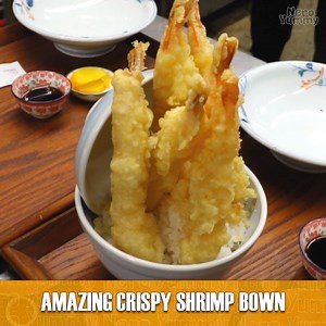 Looks at This Crispy Shrimp Bowl in Japan, So Yummy! | Nero Yummy