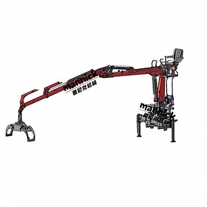 [Hot Item] CE Hydraulic Working Wood Log Timber Trailer Log Grapple Lifting Crane
