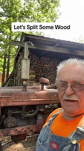 37K views · 336 reactions | Old Tractor & Homemade Splitter Doing It The Hard Way #wood #splitter #farmall #firewood #heat #tractor #pto | Tractorman | Facebook