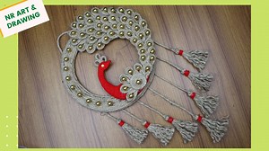 18 reactions | How To Make Beautiful Jute Yarn Wall Hanging for Home Decoration #diy #diycraft #wallhanging #bestoutofwaste #handmade #craftideas #walldecor #roomdecor #homedecor | NR Art & Drawing | Facebook