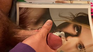 Cumming for Elle Fanning and licking it up 3