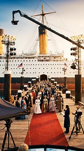 74K views · 950 reactions | Behind the scenes of the Titanic welcoming passengers aboard #titanic #behindthescenes | Film Secrets | Facebook