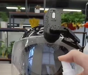 Rechargeable Motorcycle Helmet Wiper,Motorcycle Helmet Windshield Wiper,Universal Waterproof Helmet Windshield Wiper,Portable Waterproof Wiper Suitable for Most Helmet Windshield (1200mAh)