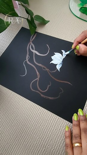 Wonderful White Magnolias #magnolia #whiteflowers #floralpainter #painter | Colors N Shades-The magical Rendering