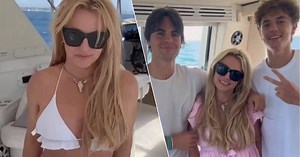 Na arrestatie voor rijden onder invloed: Britney Spears herenigd met zonen Sean Preston en Jayden James tijdens bootreisje