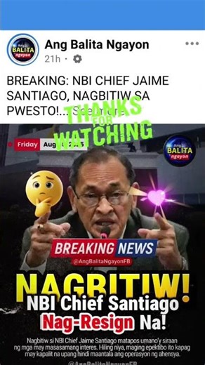 NBI CHEIF NAG RESIGN? #viralvideo