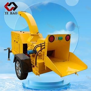 [Hot Item] 2023 CE Bamboo Wood Chipper, Sugarcane Bagasse Chipper Shredder, Branch Rotary Wood Disc Chipper