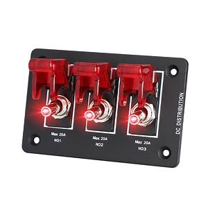 [Hot Item] Multi Function Breaker Equipped Switch Control Unit with Labels for Car Marine 12V Switch Panel