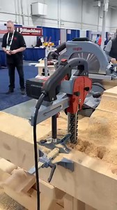 Two more cool timber framing tools I saw at the show in Ontario #woodworking #timberframe #tools-001 | Dorey Khalil