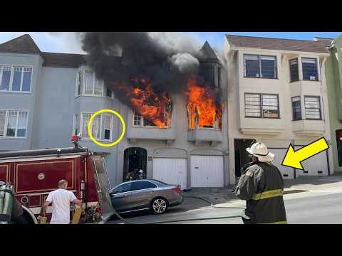 Firefighters Let Old Woman's House Burn After Realizing What Was Inside