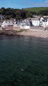 Kingsands on the Rame Peninsula is an amazing place for a swim , then warm up in a local pub or coffee house 😍🌊 | Cornish drone photography