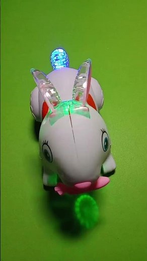 🐰 Rabbit Toy Unboxing & Action | Jumping Lights & Sounds ✨🔊