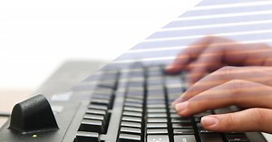 Keyboard that uses sonar to protect sensitive data
