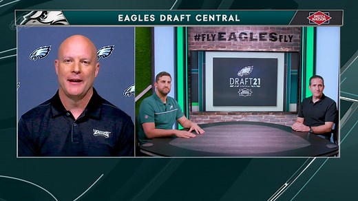 21K views · 179 reactions | Sit down with Howie Roseman, Nick Sirianni, and Eagles Insider Dave Spadaro for an exclusive preview of the 2021 #EaglesDraft. #FlyEaglesFly | Philadelphia Eagles | Facebook
