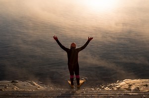 Dreamy Photos of a Chinese Swimming Club on the North Korean Border