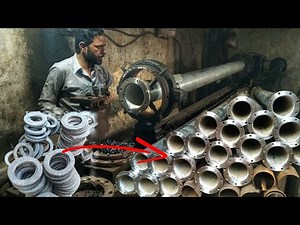 Manufacturing Process Of Steel Pipe | Pipe Fitting With Flunch