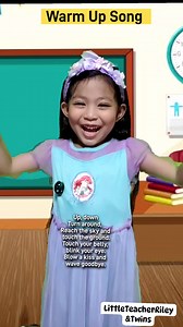 386K views · 4.5K reactions | Warm Up Song for Kids From @Lena's Little Ones #kindersong #littleteacherriley #CircleTimeSongs #attentiongrabber #nurseryrhymes | Little Teacher Riley & Twins | Facebook