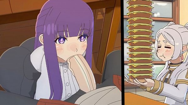 Frieren's lunch time (By Amplected)