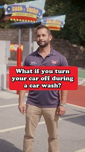 "What happens if you turn your car off in the tunnel?" #carwash #carwashing #clean #cars | Foam & Wash | Facebook