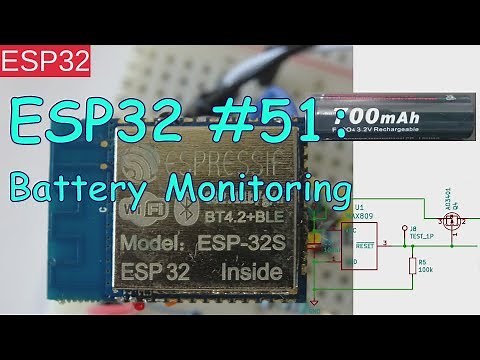 ESP32 #51: Battery Monitor