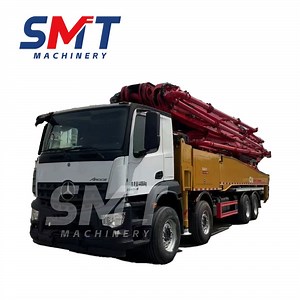 [Hot Item] Used Sannys 56m Mercedes Chassis Concrete Construction Equipment SMT Machinery Concrete Pump