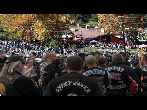 Bikers take over oldest biker bar for Presidents Day