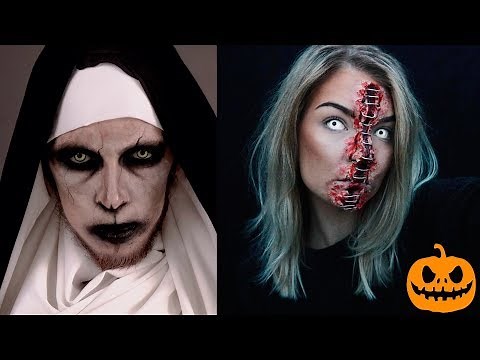 Scary Makeup Transformations | Best Halloween SFX Makeup Tutorials 2018